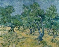 Tapeta na wymiar z postimpresjonistycznym obrazem Vincenta van Gogha Gaj oliwny