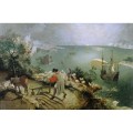 Tapeta ścienna na wymiar Pieter Bruegel Pejzaż z upadkiem Ikara