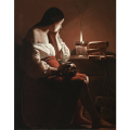 Tapeta ścienna wysokiej jakości z obrazem Georgesa de La Toura Pokutująca Maria Magdalena