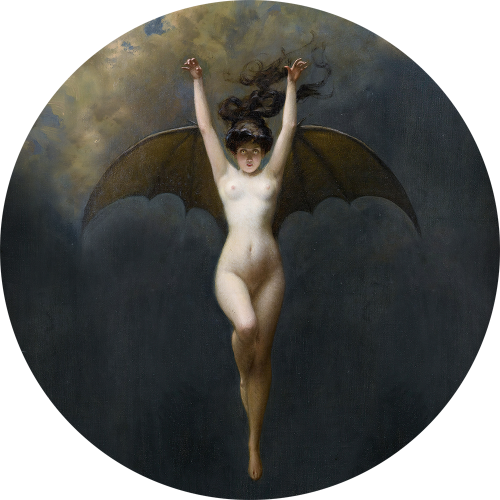 Samoprzylepna tapeta koło z motywem gothic