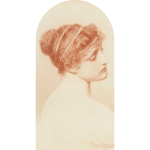 Tapeta portal (łuk) - Szkic kobiety