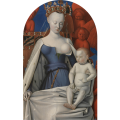 Tapeta portal z historyczną postacią Agnes Sorel jako Matka Boska
