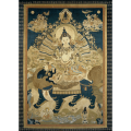 Tapeta na wymiar z buddą do wnętrz typu mindful interiors