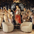 Tapeta z malarstwem renesansowym w eleganckim lobby