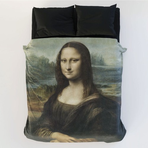 Ekskluzywna pościel artystyczna z obrazem Mona Lisa