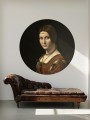 samoprzylepna-tapeta-kolo-z-renesansowym-obrazem-leonarda-da-vinci-w-eleganckim-wnetrzu-artemania-s.jpg