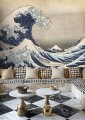 tapeta-scienna-z-reprodukcja-japonskiego-drzeworytu-hokusaia-wielka-fala-w-eleganckim-salonie-s.jpg