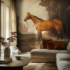 Tapeta na wymiar - Portret konia wyścigowego